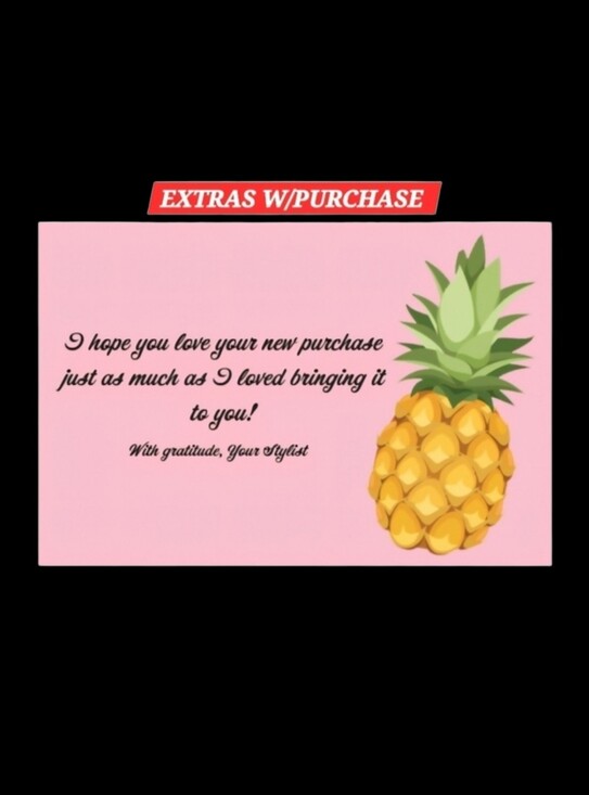 Shipping Supplies Other - 25ct. 4x6 Pineapple Thank You Cards Random 3 Polymailers ✨️PRICE FIRM✨️